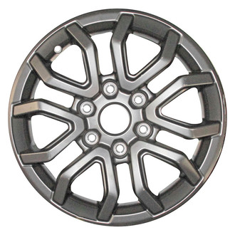 Replace® - 12 I-Spoke All Painted Dark Metallic Charcoal Matte 17x8.5 Alloy Factory Wheel - Remanufactured
