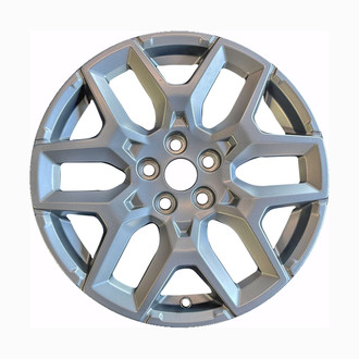 Replace® - 6 Split-Spoke All Painted Medium Charcoal Matte 17x7 Alloy Factory Wheel - Remanufactured