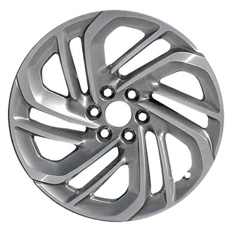 Replace® - 6 Split-Spoke Machined With Black Smoked Hypersilver 22x9 Alloy Factory Wheel - Remanufactured