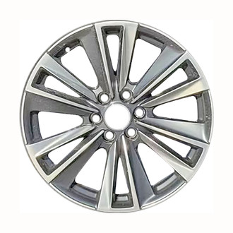 Replace® - 12 I-Spoke Polished Dark Bluish Charcoal Matte 22x9 Alloy Factory Wheel - Remanufactured