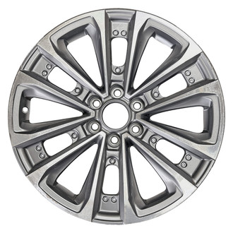 Replace® - 12 I-Spoke Machined Dark Silver 21x9.5 Alloy Factory Wheel - Remanufactured