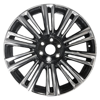 Replace® - 10 Double-Spoke Polished Black 22x10 Alloy Factory Wheel - Remanufactured
