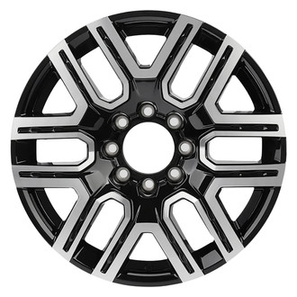 Replace® - 12 I-Spoke Machined Gloss Black 22x9 Alloy Factory Wheel - Remanufactured