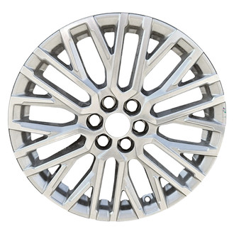 Replace® - 12 Split-Spoke Machined Medium Hyper Silver 20x8 Alloy Factory Wheel - Remanufactured