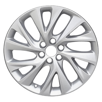 Replace® - 6 Split-Spoke All Painted Medium Charcoal Matte 20x8 Alloy Factory Wheel - Remanufactured