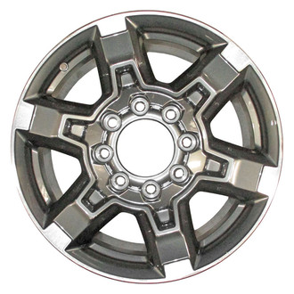 Replace® - 6 I-Spoke Machined Flange Dark Charcoal Metallic 20x8.5 Alloy Factory Wheel - Remanufactured