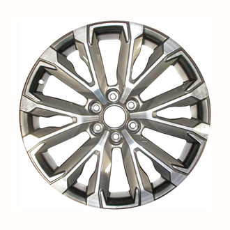 Replace® - 12 I-Spoke Machined Dark Charcoal 22x9 Alloy Factory Wheel - Remanufactured