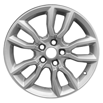 Replace® - 5 Double-Spoke Painted Medium Silver 18x7 Alloy Factory Wheel - Remanufactured