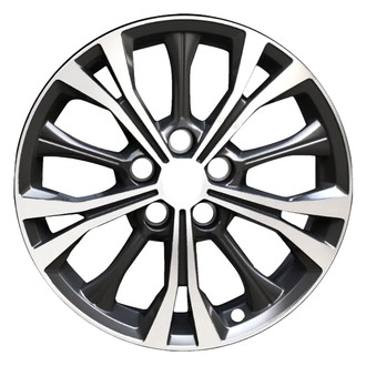 Replace® - 10 I-Spoke Machined Light Charcoal Metallic 18x8 Alloy Factory Wheel - Remanufactured