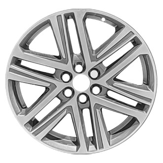 Replace® - 12 I-Spoke Machined Dark Charcoal 20x8 Alloy Factory Wheel - Remanufactured