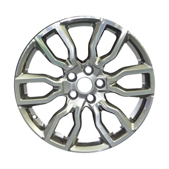 Replace® - 6 Double-Spoke Machined Medium Silver Metallic 19x7.5 Alloy Factory Wheel - Remanufactured