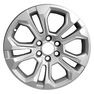 Replace® - Double 5-Spoke Painted Bright Silver Metallic 20x9 Alloy Factory Wheel - Remanufactured