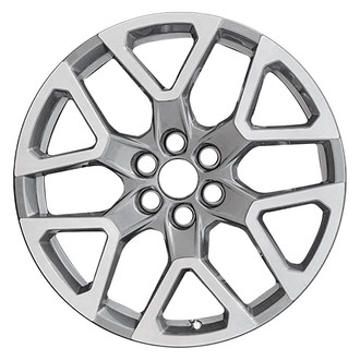 Replace® - 6 Split-Spoke Machined Medium Metallic Charcoal 20x8 Alloy Factory Wheel - Remanufactured
