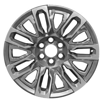 Replace® - 7 Double-Spoke Machined Medium Silver 22x9 Alloy Factory Wheel - Remanufactured