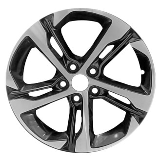 Replace® - 5 Split-Spoke Machined Black Metallic 18x7.5 Alloy Factory Wheel - Remanufactured