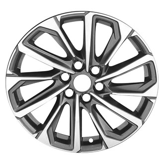 Replace® - 12 I-Spoke Machined Dark Charcoal 20x9 Alloy Factory Wheel - Remanufactured