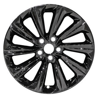 Replace® - 10 I-Spoke All Painted Gloss Black 19x8 Alloy Factory Wheel - Remanufactured