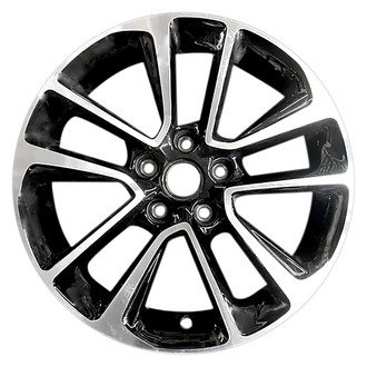 Replace® - 10 I-Spoke Machined Gloss Black 17x7.5 Alloy Factory Wheel - Replica
