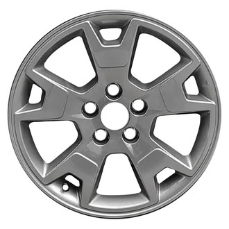 Replace® - 5 Split-Spoke All Painted Dark Silver Metallic 18x8 Alloy Factory Wheel - Remanufactured