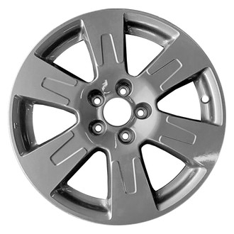 Replace® - 6 I-Spoke Machined and Medium Charcoal Metallic 18x8 Alloy Factory Wheel - Remanufactured