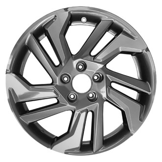 Replace® - Double 5-Spoke Machined Medium Charcoal 18x7.5 Alloy Factory Wheel - Remanufactured