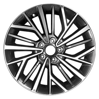 Replace® - 20 Spiral-Spoke Machined/Medium Charcoal Metallic 18x7 Alloy Factory Wheel - Remanufactured