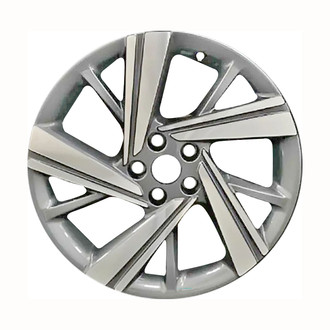 Replace® - 5 Split-Spoke Machined Dark Charcoal Metallic 19x8 Alloy Factory Wheel - Remanufactured
