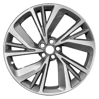 Replace® - Triple 5-Spoke Machined Dark Charcoal 22x8.5 Alloy Factory Wheel - Remanufactured