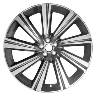 Replace® - 9 I-Spoke Machined Dark Charcoal Satin 22x9 Alloy Factory Wheel - Remanufactured