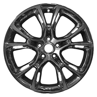 Replace® - 5 Split-Spoke Painted Flat Black 20x10 Alloy Factory Wheel - Remanufactured