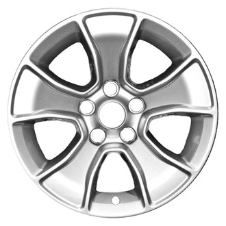 Replace® - 5-Spoke Bright Sparkle Silver 17x8.5 Alloy Factory Wheel - Remanufactured