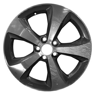 Replace® - 5-Spoke Polished Dark Charcoal Metallic 18x7 Alloy Factory Wheel - Replica