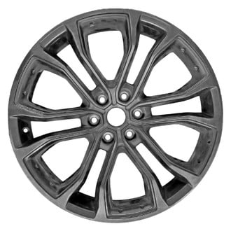 Replace® ALYJG048U30 - 12-Spoke Painted Dark Charcoal 22x9 Alloy Factory Wheel - Remanufactured