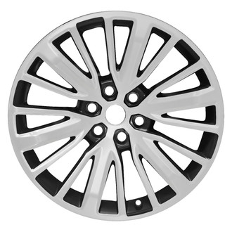 Replace® - 6 Triple-Spoke Polished Dark Charcoal Metallic Satin 22x9 Alloy Factory Wheel - Remanufactured