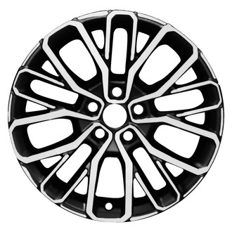 Replace® - 10 Split-Spoke Polished Medium Charcoal Metallic Satin 21x9 Alloy Factory Wheel - Remanufactured