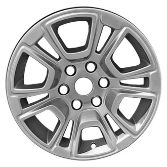 Replace® - 6 Double-Spoke Painted Medium Silver Metallic 18x8 Alloy Factory Wheel - Remanufactured