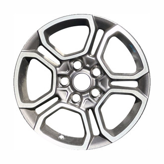 Replace® - Double 5-Spoke Machined Gray Satin 18x8 Alloy Factory Wheel - Remanufactured