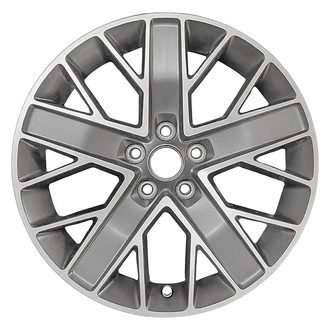 Replace® - Triple 5-Spoke Machined Medium Metallic Charcoal 20x8 Alloy Factory Wheel - Remanufactured