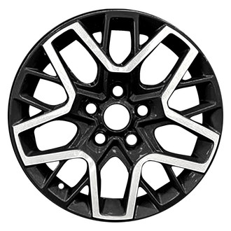 Replace® - 10 Split-Spoke Machined Medium Metallic Charcoal 18x7.5 Alloy Factory Wheel - Remanufactured