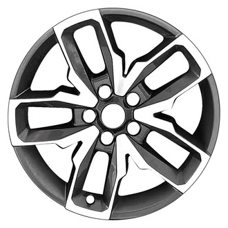 Replace® - 10 I-Spoke Machined Dark Charcoal Metallic 20x8 Alloy Factory Wheel - Remanufactured