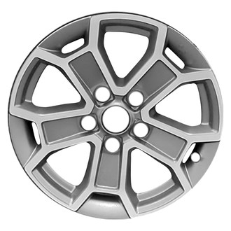 Replace® - 5 Split-Spoke Machined Medium Charcoal Metallic Satin 17x7.5 Alloy Factory Wheel - Replica