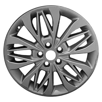 Replace® - 10 Split-Spoke Painted Flat Black 18x7.5 Alloy Factory Wheel - Remanufactured