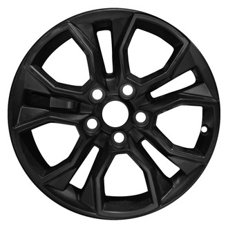 Replace® - Double 5-Spoke Black 17x7 Alloy Factory Wheel - Remanufactured