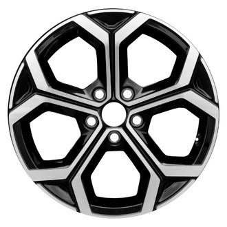 Replace® - 5-Spoke Machined Gloss Black 18x7.5 Alloy Factory Wheel - Remanufactured