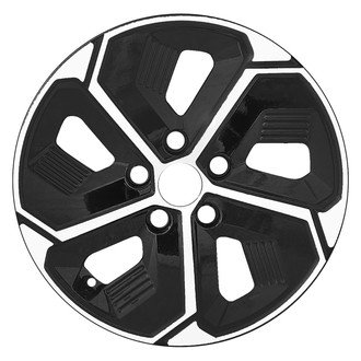 Replace® - 5-Slot Machined Gloss Black 16x6.5 Alloy Factory Wheel - Remanufactured