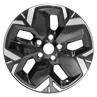 Replace® - 5-Slot Machined Gloss Black 17'x7 Alloy Factory Wheel - Remanufactured
