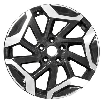 Replace® - 10 I-Spoke Machined Gloss Black 18x7.5 Alloy Factory Wheel - Remanufactured