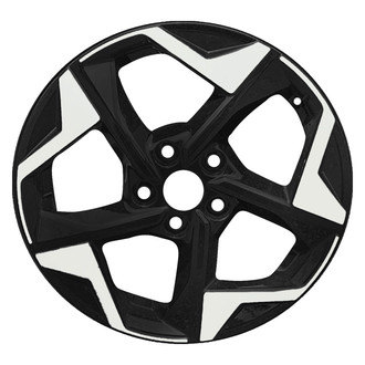 Replace® - 5-Spoke Machined Gloss Black 17x7 Alloy Factory Wheel - Remanufactured