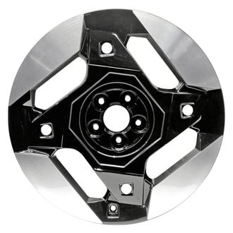Replace® - 4 Split-Spoke Machined Gloss Black 19x8 Alloy Factory Wheel - Remanufactured