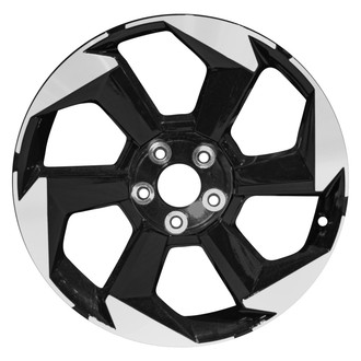 Replace® - 6 I-Spoke Machined Gloss Black 19x7.5 Alloy Factory Wheel - Remanufactured